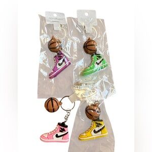 Nike Basketball Keychain Key Ring